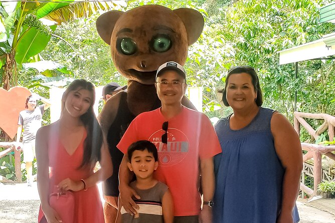 BOHOL Tour 2026 - Chocolate Hills, Tarsier and River Cruise Lunch - Tarsier Conservation Area: spotting the tiny Philippine mawmag