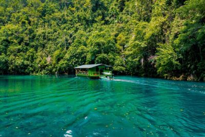 Famous Bohol Chocolate Hills Loboc River Cruise Tarsier Tour - Baclayon Church coral-stone architecture you can see up close