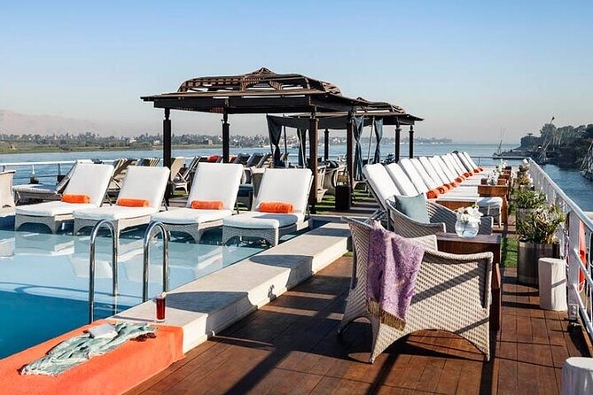 From Luxor:8-Night Luxury Nile River Cruise & Hot Air Balloon - Aswan essentials: Philae Island and the High Dam (plus Nubian culture)