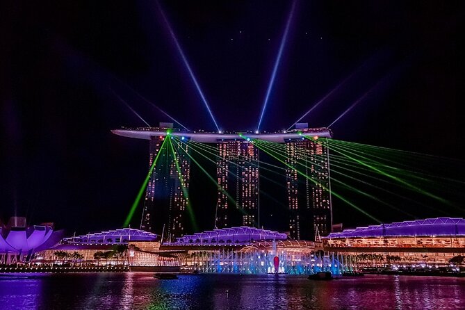 Fun Vee Night Out Guide Tour with River boat - Gardens by the Bay Rhapsody: Short Viewing Time, Big Visual Impact