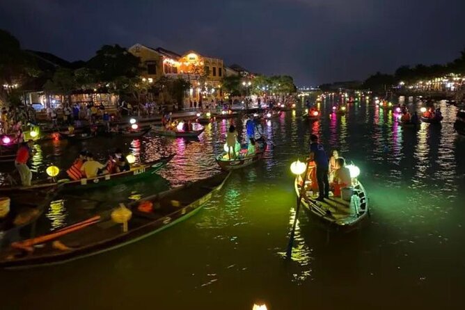 Hoai River Boat Trip by Night with Release Lantern - Key highlights before you go