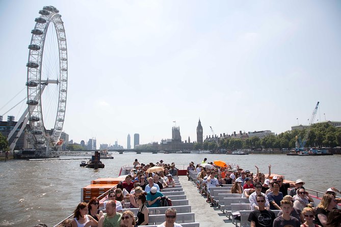 Hop-On Hop-Off Sightseeing River Cruise on the Thames - Inside the Boat: Saloon, Open Deck, Bar, and Toilets