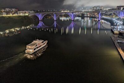 Knoxville River Cruise Aboard the Volunteer Princess - The 2-hour downstream route: Sunsphere to Big Orange Country