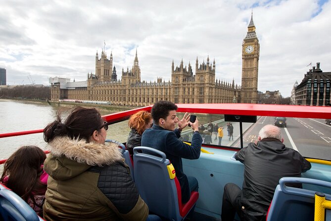 London Tour Hop-on Hop-off Bus with Optional Thames River cruise - Top Deck, Headsets, and Wi‑Fi: Your On-Board Setup