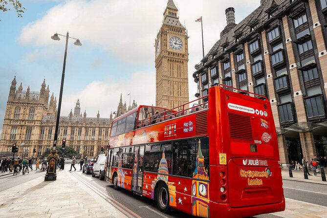 London Tour Hop-on Hop-off Bus with Optional Thames River cruise - London Bridge to Tower Hill: Monument Views to the Tower of London