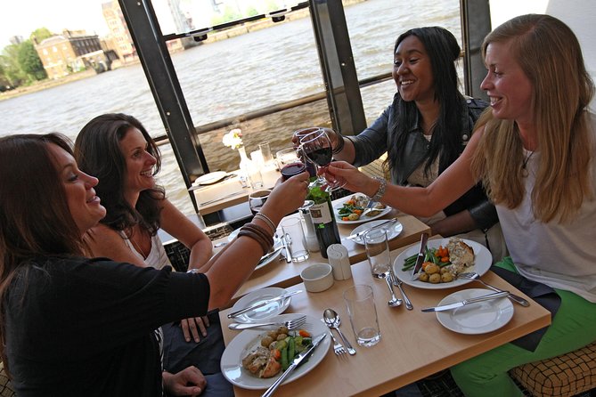 Lunch River Cruise on the Thames with 2-Course Meal - Cruising west past Tower of London, The Shard, and Shakespeare’s Globe