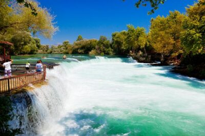 Manavgat River Cruise, Waterfalls and Market Tour from Side - Cruising the Manavgat River: the swim stop is the star