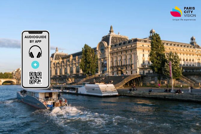 Moulin Rouge Show with Champagne and Seine River Cruise Ticket - Seine River cruise ticket: your 14-language audio plan for the next day