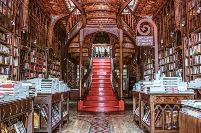 Porto Full-Day Tour with Douro River Cruise and Port Wine Tasting - Livraria Lello Exterior: See the Facade, Save the Ticket for Later