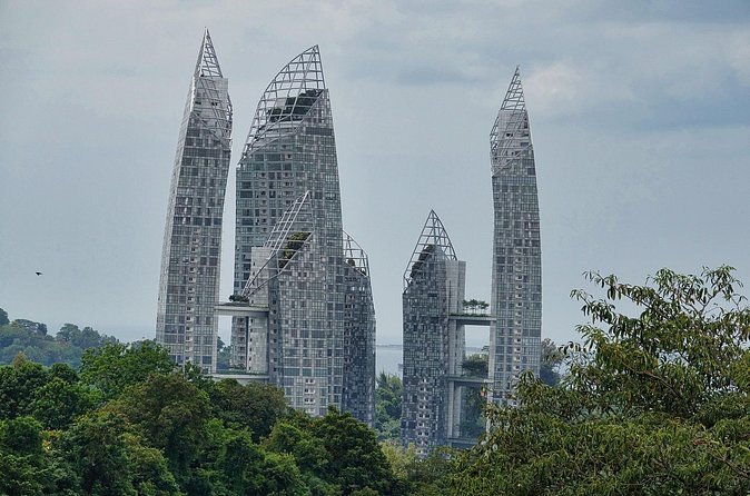 Private Singapore Full Day Highlights Tour with River Cruise Ride - Mount Faber viewpoints over ports, islands, and refinery scale