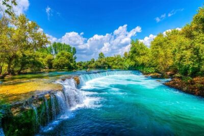 Side: Manavgat River Cruise w/ Lunch & Waterfall & Bazaar Visit - Manavgat Waterfall stop: cool off, but watch the extra fees