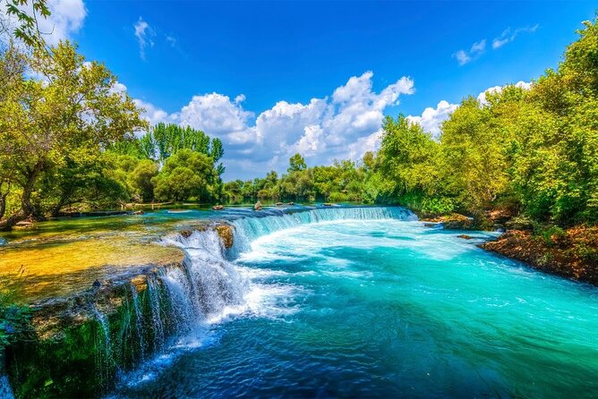 Side: Manavgat River Cruise w/ Lunch & Waterfall & Bazaar Visit - Manavgat Waterfall stop: cool off, but watch the extra fees
