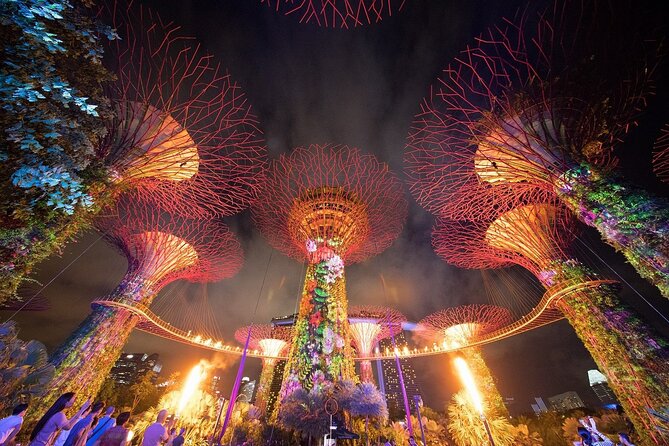 Singapore Guided Night Tour with 2 Light Shows & River Cruise - Lau Pa Sat as an optional ending: street food without a formal dinner