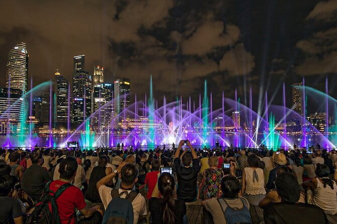Singapore River Cruise, Light Shows and Twilight Tour - Clarke Quay river cruise and Merlion Park views