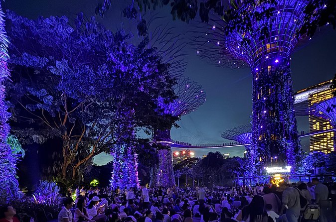 Singapore River Cruise, Night Garden Rhapsody and Spectra Tour - Finishing strong: Lau Pa Sat late-night food or hotel drop-off