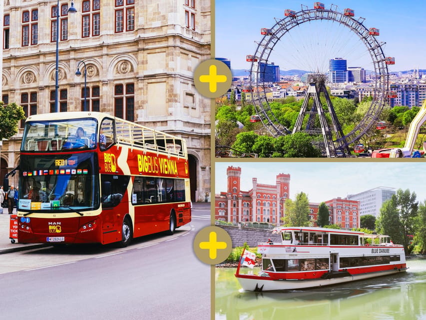 Vienna: Hop-on Hop-off, Ferris Wheel, and River Cruise - Palace Route to Schönbrunn: what you get beyond the center
